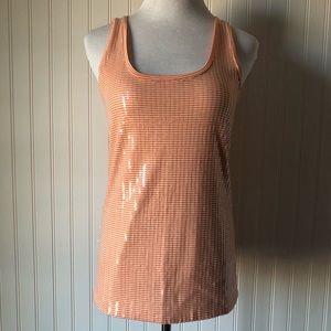 Anne Taylor NWT sequin striped tank top